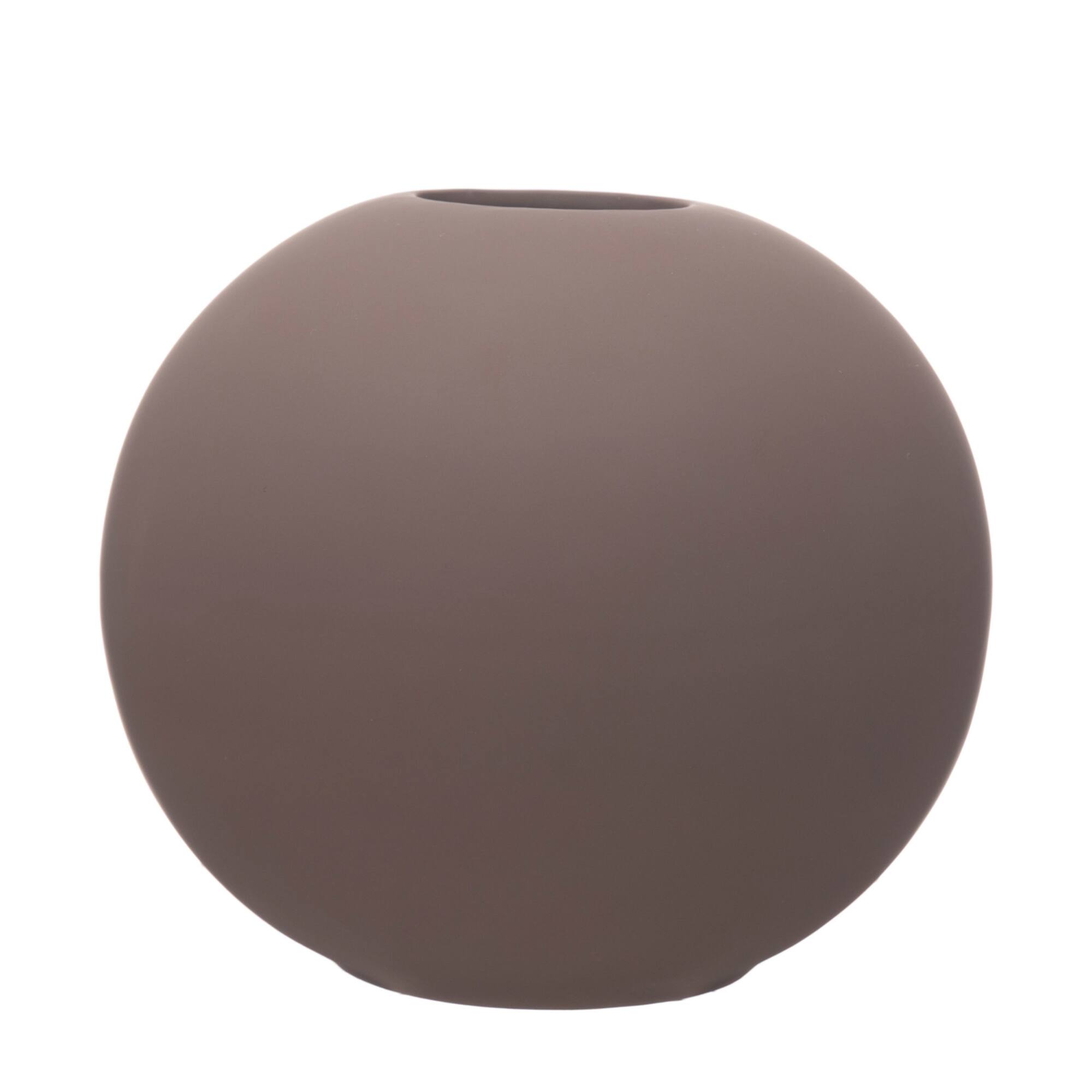 Hello Honey® 8.5" Matte Plum Latex Glaze Stoneware Vase